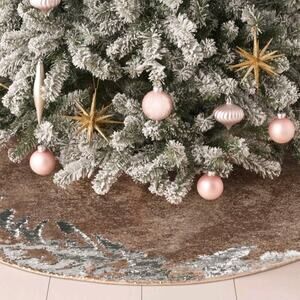 New Target sequin gold or silver metallic Christmas tree skirt 48 in